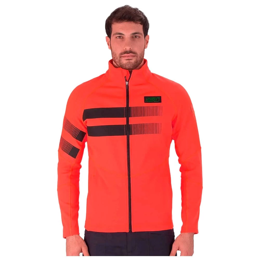 Polaire Rossignol Hero Clim Neon Red 3 Polaire Rossignol Hero Clim Neon Red – Image 3