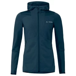 Polaire Vaude Women's Monviso Hooded Grid Fleece Jacket Sea Uni