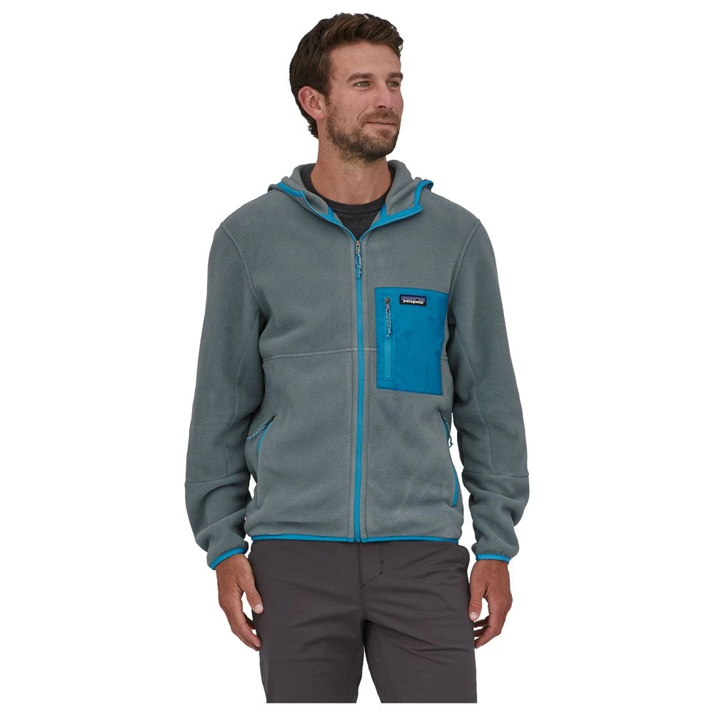 Polaire Patagonia M's Microdini Hoody Plume Grey 3 Polaire Patagonia M's Microdini Hoody Plume Grey – Image 3