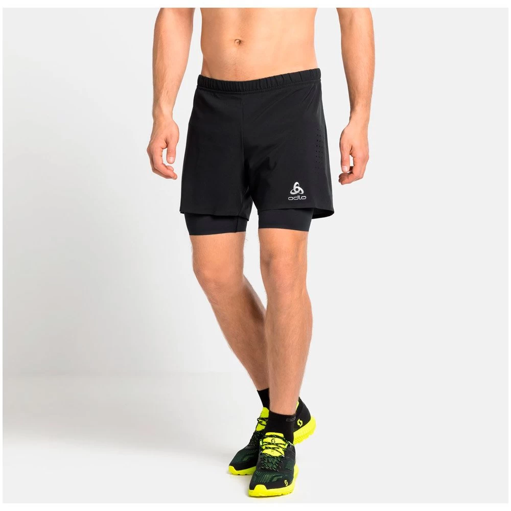 Short De Trail Odlo Zeroweight 5 Inch 2in1 Shorts Black 6 Short De Trail Odlo Zeroweight 5 Inch 2in1 Shorts Black – Image 6