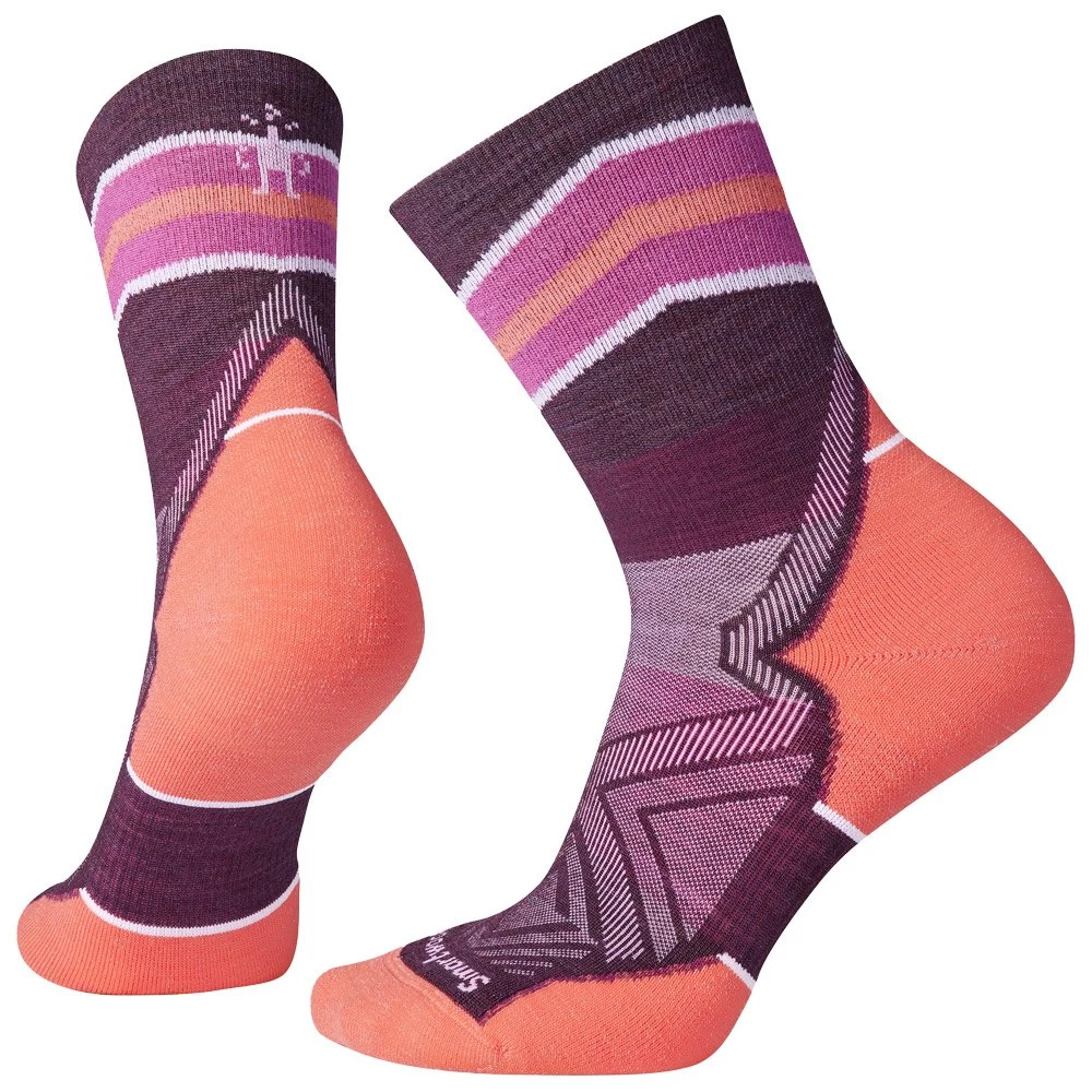 Chaussettes Smartwool W's Run Targeted Cushion Mid Crew Bordeaux 3 Chaussettes Smartwool W's Run Targeted Cushion Mid Crew Bordeaux – Image 3