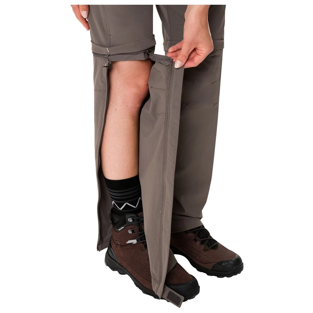 Pantalon De Rando Vaude Women's Farley Stretch Zo T-Zip Coconut 3 Pantalon De Rando Vaude Women's Farley Stretch Zo T-Zip Coconut – Image 3