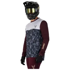 Maillot VTT Animoz Wild ML Burgundy