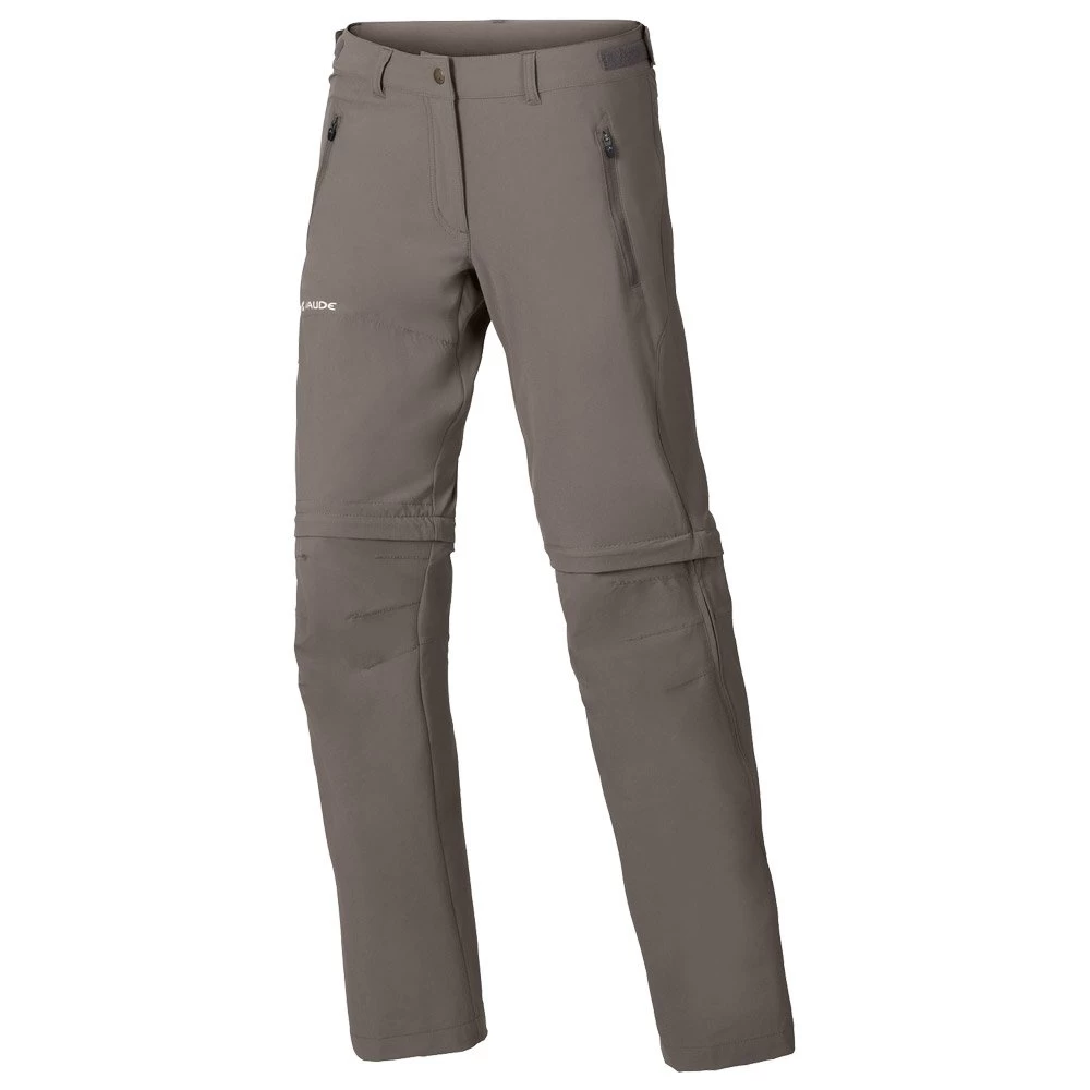 Pantalon De Rando Vaude Women's Farley Stretch Zo T-Zip Coconut 1 Pantalon De Rando Vaude Women's Farley Stretch Zo T-Zip Coconut