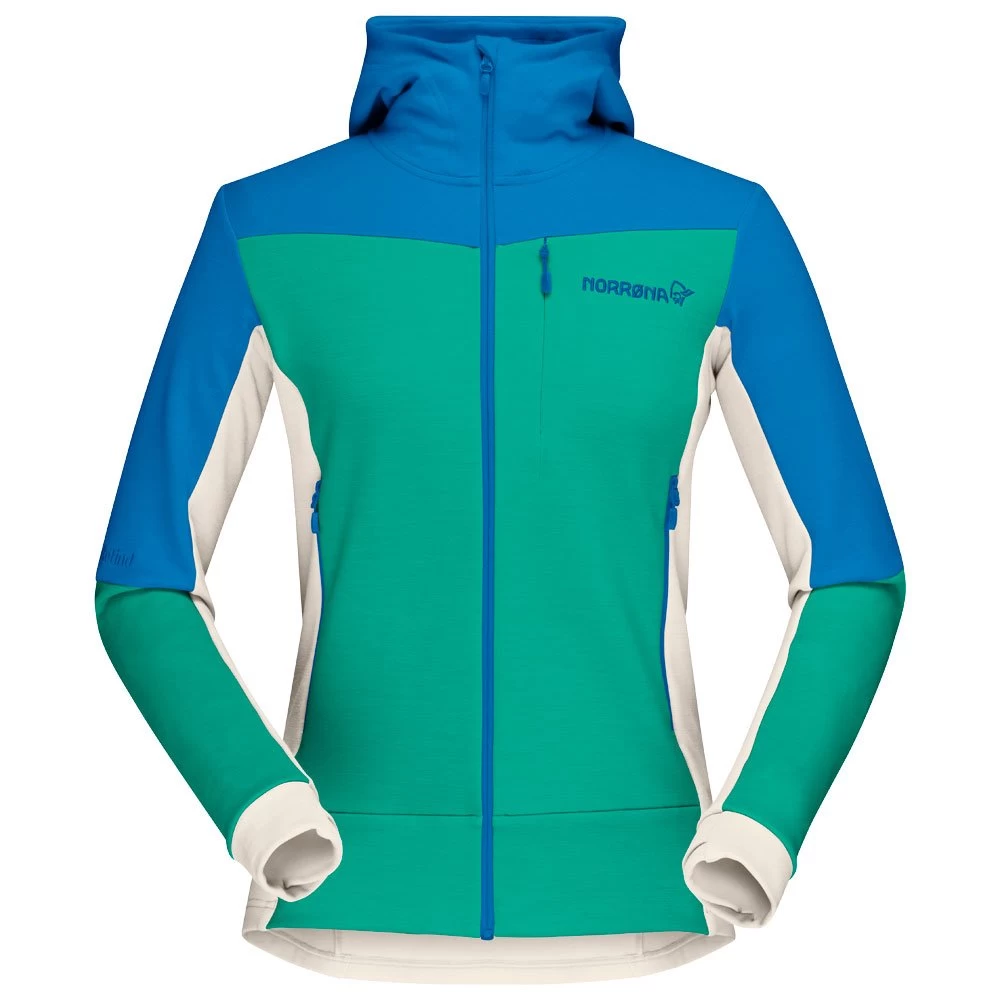 Polaire Norrona Women's Falketind Warmwool2 Stretch Zip Hood Campanula Arcadia 1 Polaire Norrona Women's Falketind Warmwool2 Stretch Zip Hood Campanula Arcadia