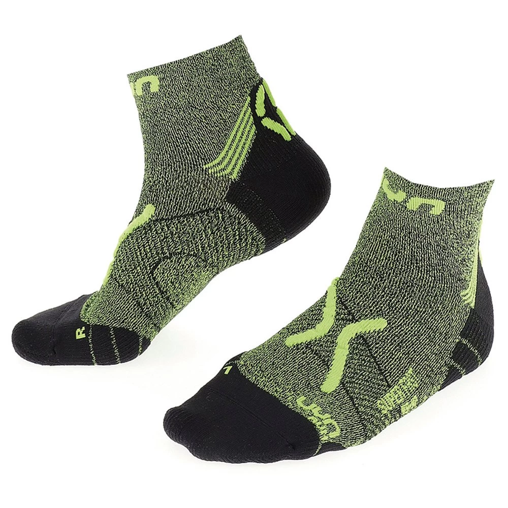 Chaussettes Uyn Run Super Fast Man Fluo Melange Black 1 Chaussettes Uyn Run Super Fast Man Fluo Melange Black