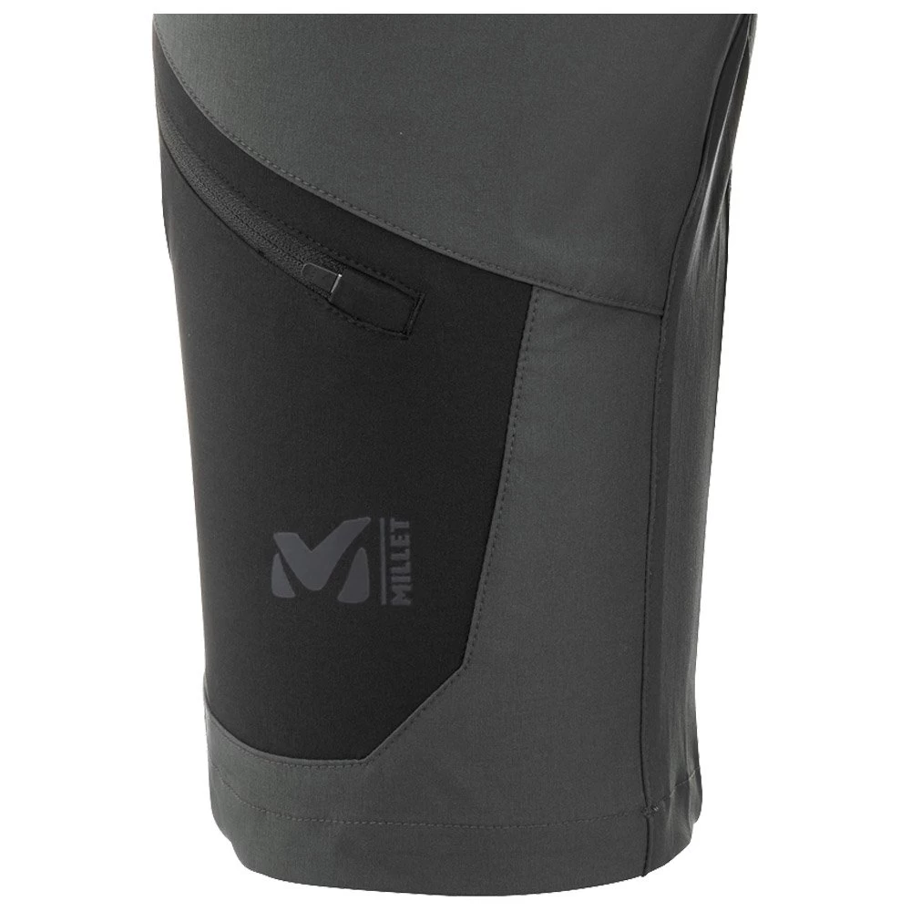 Short De Rando Millet Wanaka Stretch Short II Dark Grey Black 2 Short De Rando Millet Wanaka Stretch Short II Dark Grey Black – Image 2