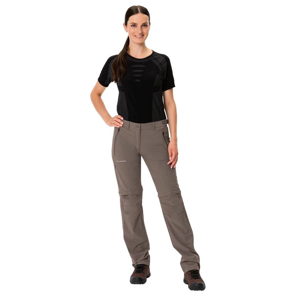 Pantalon De Rando Vaude Women's Farley Stretch Zo T-Zip Coconut 6 Pantalon De Rando Vaude Women's Farley Stretch Zo T-Zip Coconut – Image 6