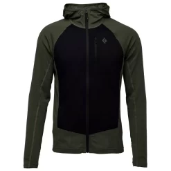 Polaire Black Diamond M Coefficient LT Hybrid Hoody Tundra Black