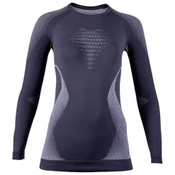 Sous-vêtement Technique Uyn W Evolutyon Shirt LS Charcoal Anthracite Aqua