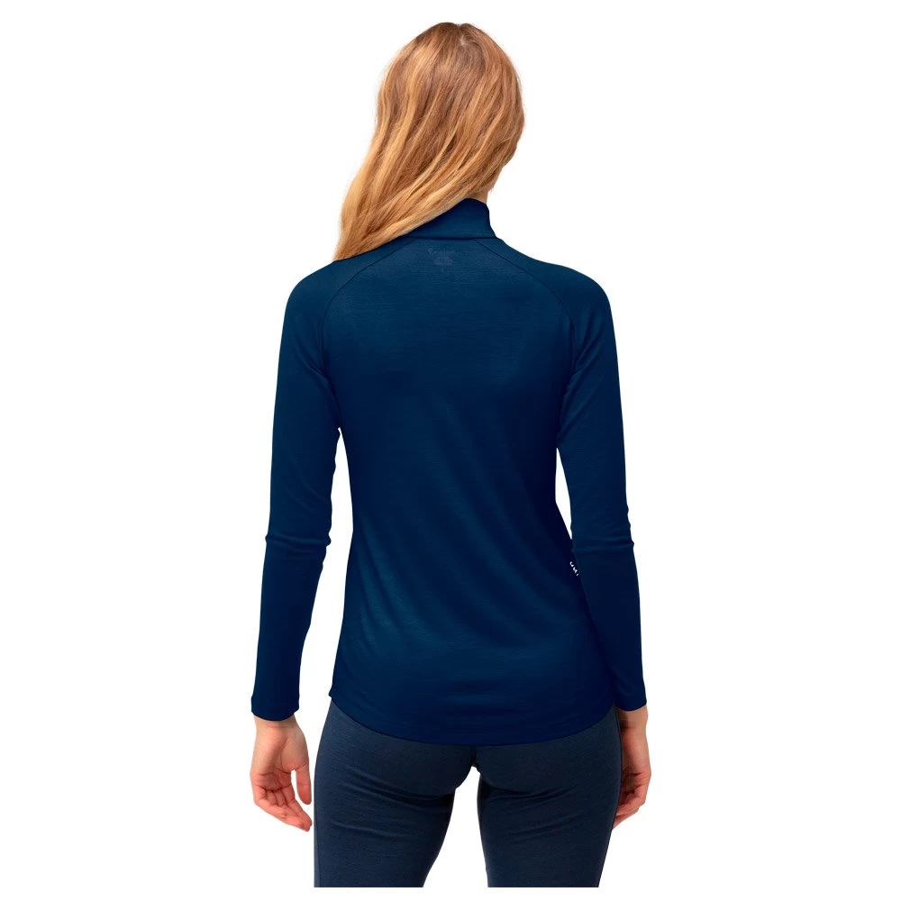 Sous-vêtement Technique Norrona PureUll Zip Neck W Indigo Night 2 Sous-vêtement Technique Norrona PureUll Zip Neck W Indigo Night – Image 2