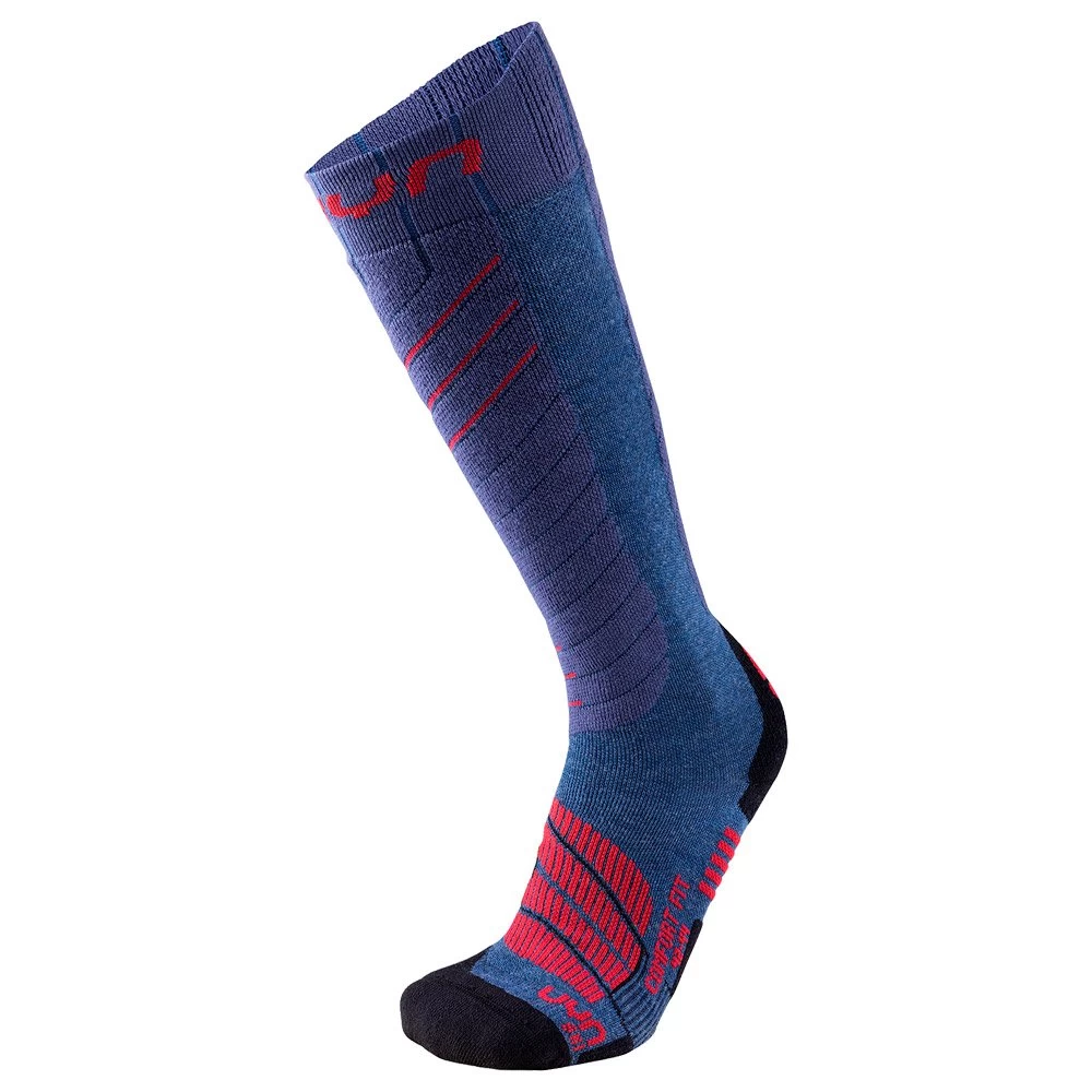 Chaussettes Uyn Comfort Fit Man Jeans Melange Red 1 Chaussettes Uyn Comfort Fit Man Jeans Melange Red