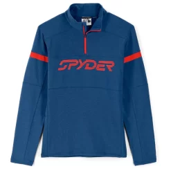 Polaire Spyder Speed Half Zip Abyss Volcano