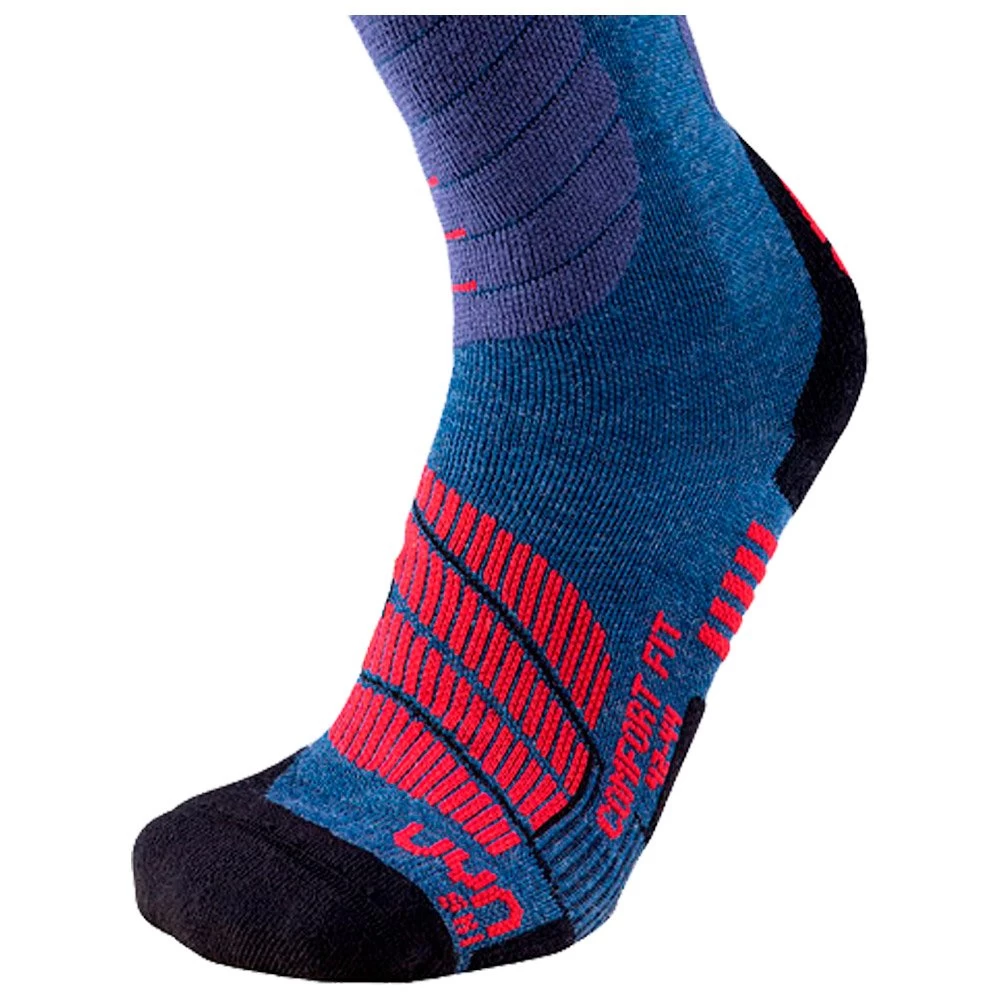 Chaussettes Uyn Comfort Fit Man Jeans Melange Red 3 Chaussettes Uyn Comfort Fit Man Jeans Melange Red – Image 3