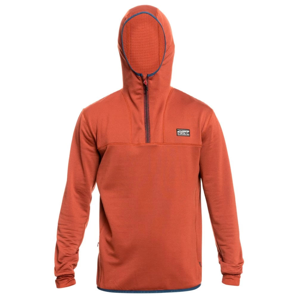 Polaire Quiksilver Steep Point Hoodie Fleece Mahogany 1 Polaire Quiksilver Steep Point Hoodie Fleece Mahogany