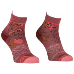 Chaussettes Ortovox Alpine Light Quarter Socks W Mountain Rose