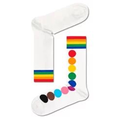 Chaussettes Happy Socks Pride Rainbow Blanc