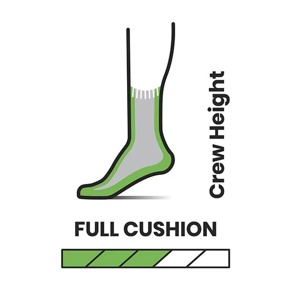 Chaussettes Smartwool W's Hike Full Cushion Crew Medium Gray 2 Chaussettes Smartwool W's Hike Full Cushion Crew Medium Gray – Image 2