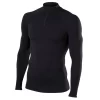 Sous-vêtement Techni. Nordique Falke Warm Zip Shirt Tight Fit Black