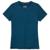 Tee-shirt De Rando Smartwool W's Merino Sport 150 S/S Slim Fit Twilight Blue