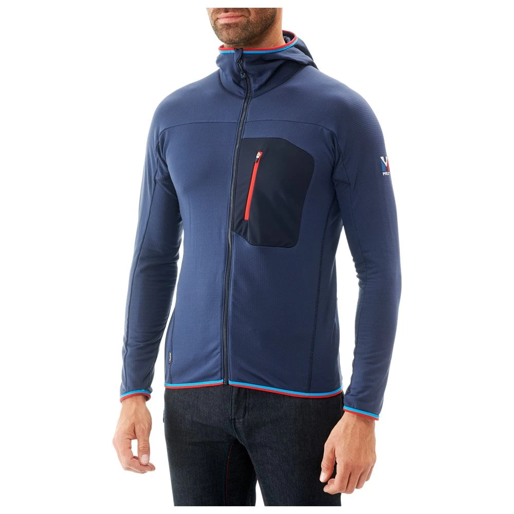 Polaire Millet Trilogy Lightgrid Hoodie Saphir 4 Polaire Millet Trilogy Lightgrid Hoodie Saphir – Image 4
