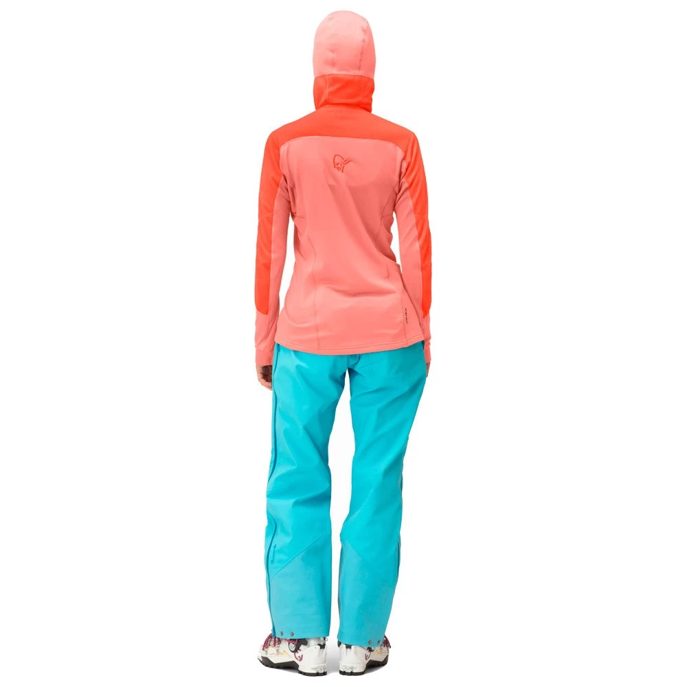 Polaire Norrona Lofoten Thermal Pro Hood W's Orange Alert Peach Amber 10 Polaire Norrona Lofoten Thermal Pro Hood W's Orange Alert Peach Amber – Image 10