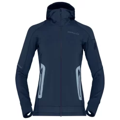 Polaire Norrona Falketind Power Grid Hood W's Indigo Night