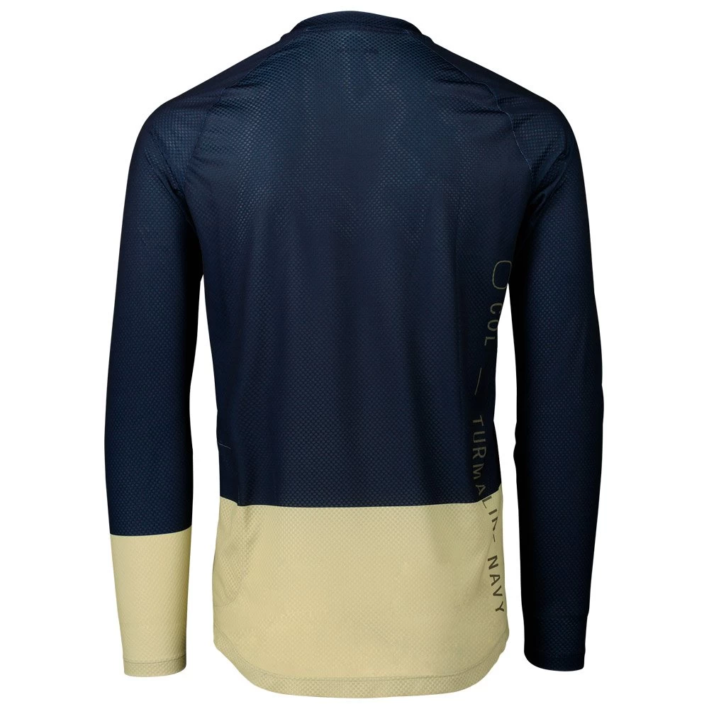 Maillot VTT Poc Mtb Pure Ls Jersey Turmaline Navy Prehnite Green 2 Maillot VTT Poc Mtb Pure Ls Jersey Turmaline Navy Prehnite Green – Image 2