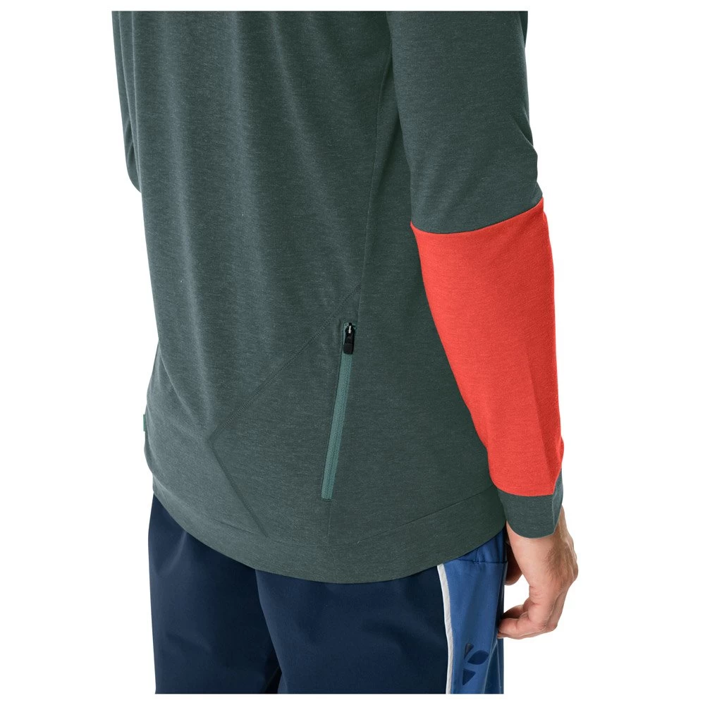 Maillot VTT Vaude Men's Qimsa Hoody Dusty Moss 3 Maillot VTT Vaude Men's Qimsa Hoody Dusty Moss – Image 3