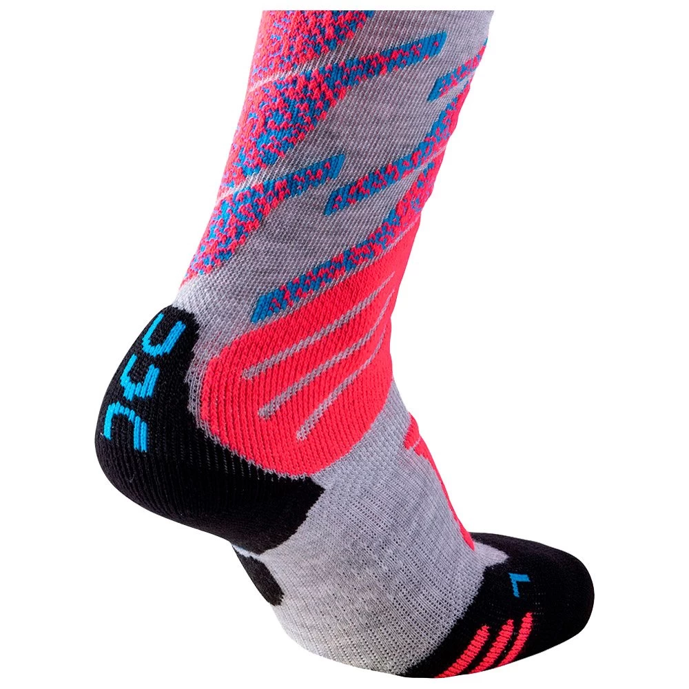 Chaussettes Uyn Junior Light Grey Coral Fluo 2 Chaussettes Uyn Junior Light Grey Coral Fluo – Image 2