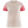 Tee-shirt De Trail Craft PRO Trail SS Tee W Ecru-Multi