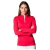 Sous-vêtement Technique Rossignol Classic 1/2 Zip Sports Red