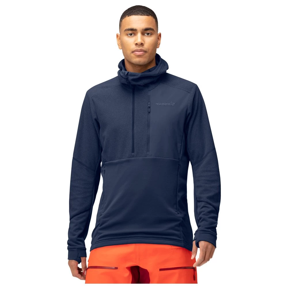 Polaire Norrona Lofoten Thermal Pro Hood M's Indigo Night 4 Polaire Norrona Lofoten Thermal Pro Hood M's Indigo Night – Image 4