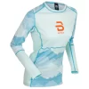 Sous-vêtement Techni. Nordique Bjorn Daehlie Mountain Wool Long Sleeve Wmn Iced Aqua