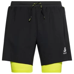 Short De Trail Odlo Axalp Trail 15cm 2in1 Shorts M Black Evening Primrose