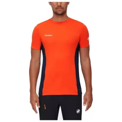 Tee-shirt De Rando Mammut Sertig Hot Red Marine -Location de vêtements d'extérieur. 46c4d100ced5aebdd6de6342bed5ec5d1871c2ea E22MAMMTTH2216855 4