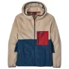 Polaire Patagonia M's Microdini Hoody Tidepool Blue Oar Tan