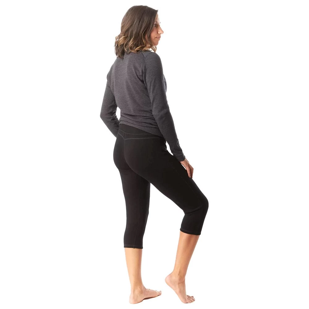 Sous-vêtement Technique Smartwool W's Classic Thermal Merino 3/4 Black 4 Sous-vêtement Technique Smartwool W's Classic Thermal Merino 3/4 Black – Image 4