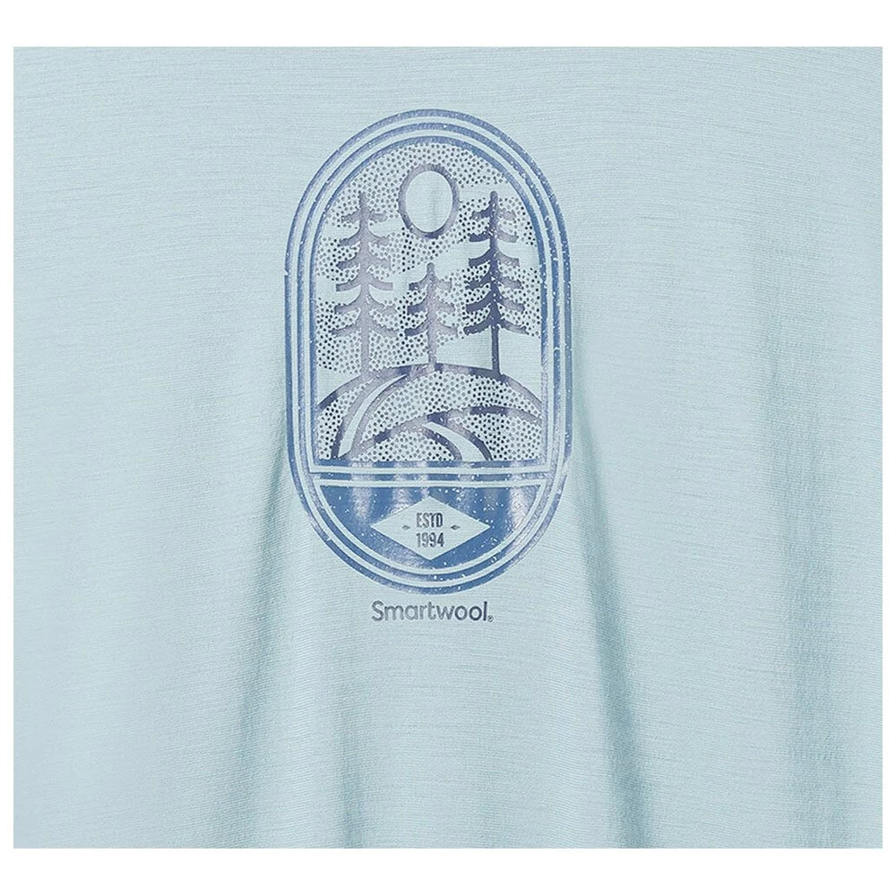 Tee-shirt De Rando Smartwool Mountain Trail Graphic Short Sleeve Slim Lead 2 Tee-shirt De Rando Smartwool Mountain Trail Graphic Short Sleeve Slim Lead – Image 2