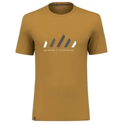 Tee-shirt De Rando Salewa Pure Heart Dry T-Shirt M Golden Brown