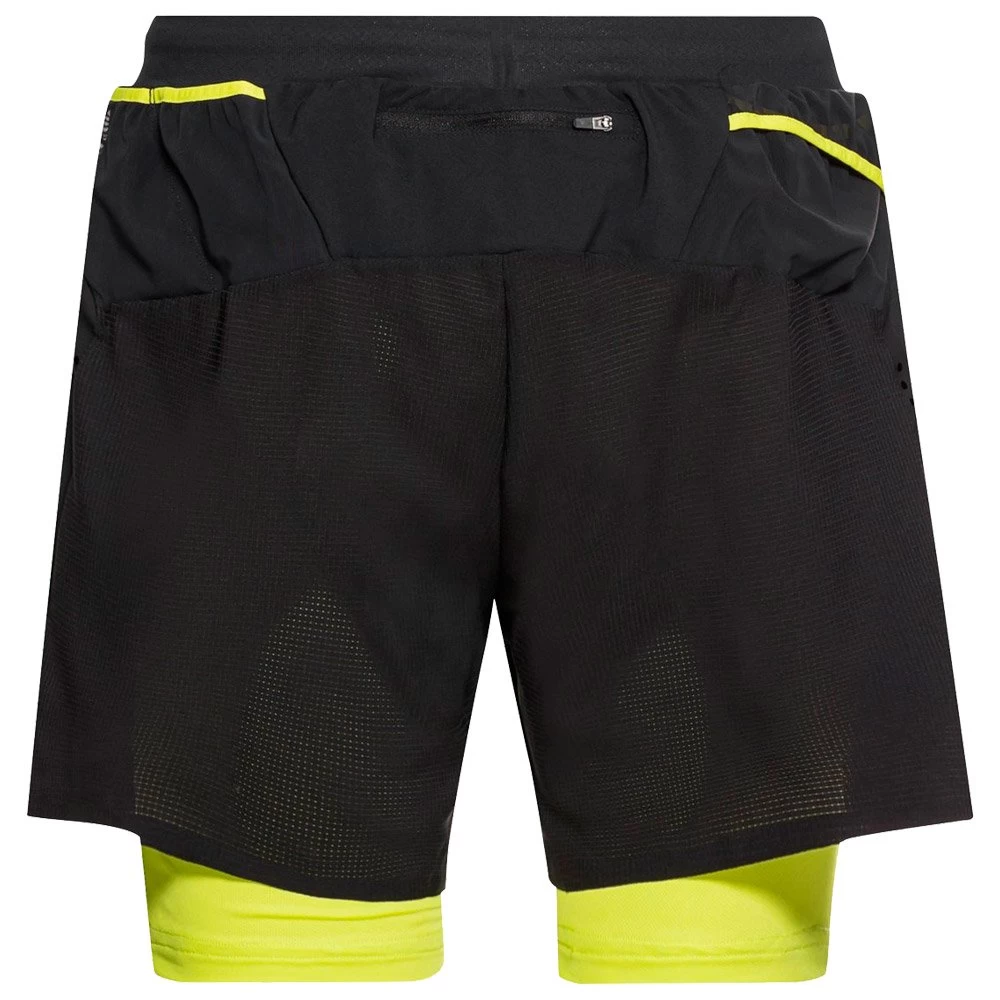 Short De Trail Odlo Axalp Trail 15cm 2in1 Shorts M Black Evening Primrose 2 Short De Trail Odlo Axalp Trail 15cm 2in1 Shorts M Black Evening Primrose – Image 2
