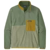 Polaire Patagonia M's Microdini 1/2 Zip Pullover Salvia Green