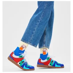 Chaussettes Happy Socks Milk Sock Sock Bleu -Location de vêtements d'extérieur. 5aee8f0516d3b6cc1c1d3a86de9b9e9f43f616e1 H23HAPPACC2267147 902