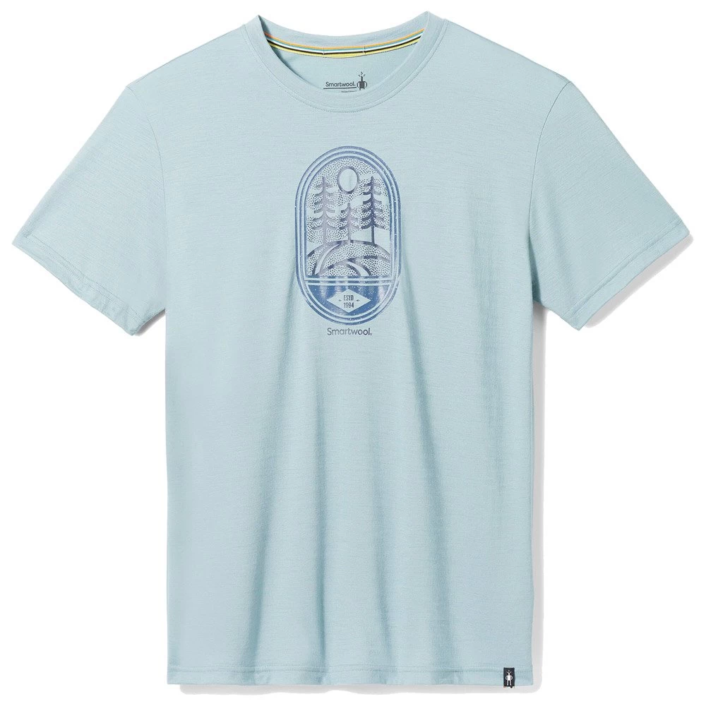 Tee-shirt De Rando Smartwool Mountain Trail Graphic Short Sleeve Slim Lead 1 Tee-shirt De Rando Smartwool Mountain Trail Graphic Short Sleeve Slim Lead