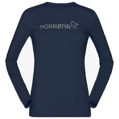 Sous-vêtement Technique Norrona Falketind Equaliser Merino Round Neck W's Indigo Night