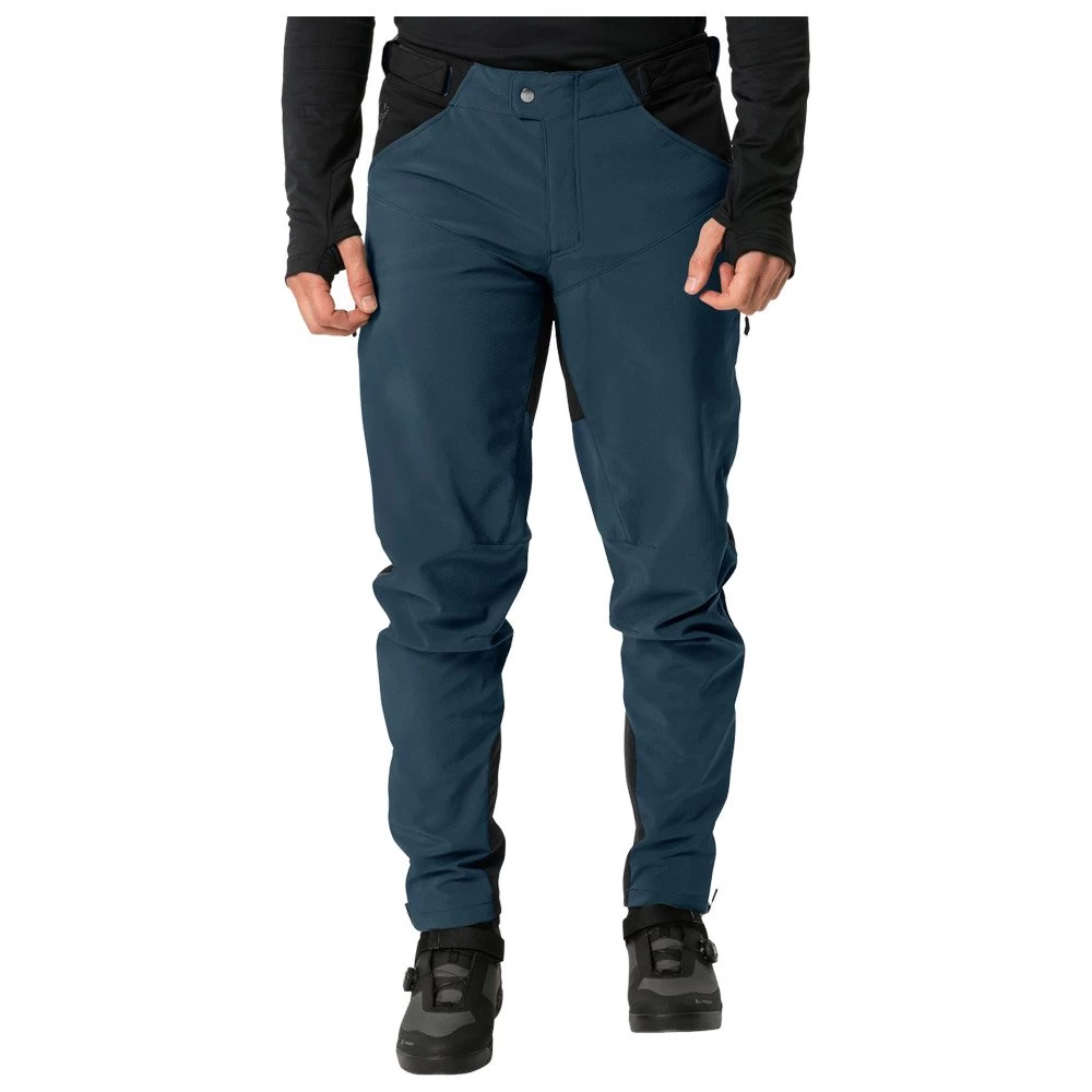Pantalon VTT Vaude Men's Qimsa Softshell Pants II Dark Sea 3 Pantalon VTT Vaude Men's Qimsa Softshell Pants II Dark Sea – Image 3
