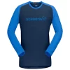 Maillot VTT Norrona Fjørå Equaliser Lightweight LS Olympian Blue Indigo Night
