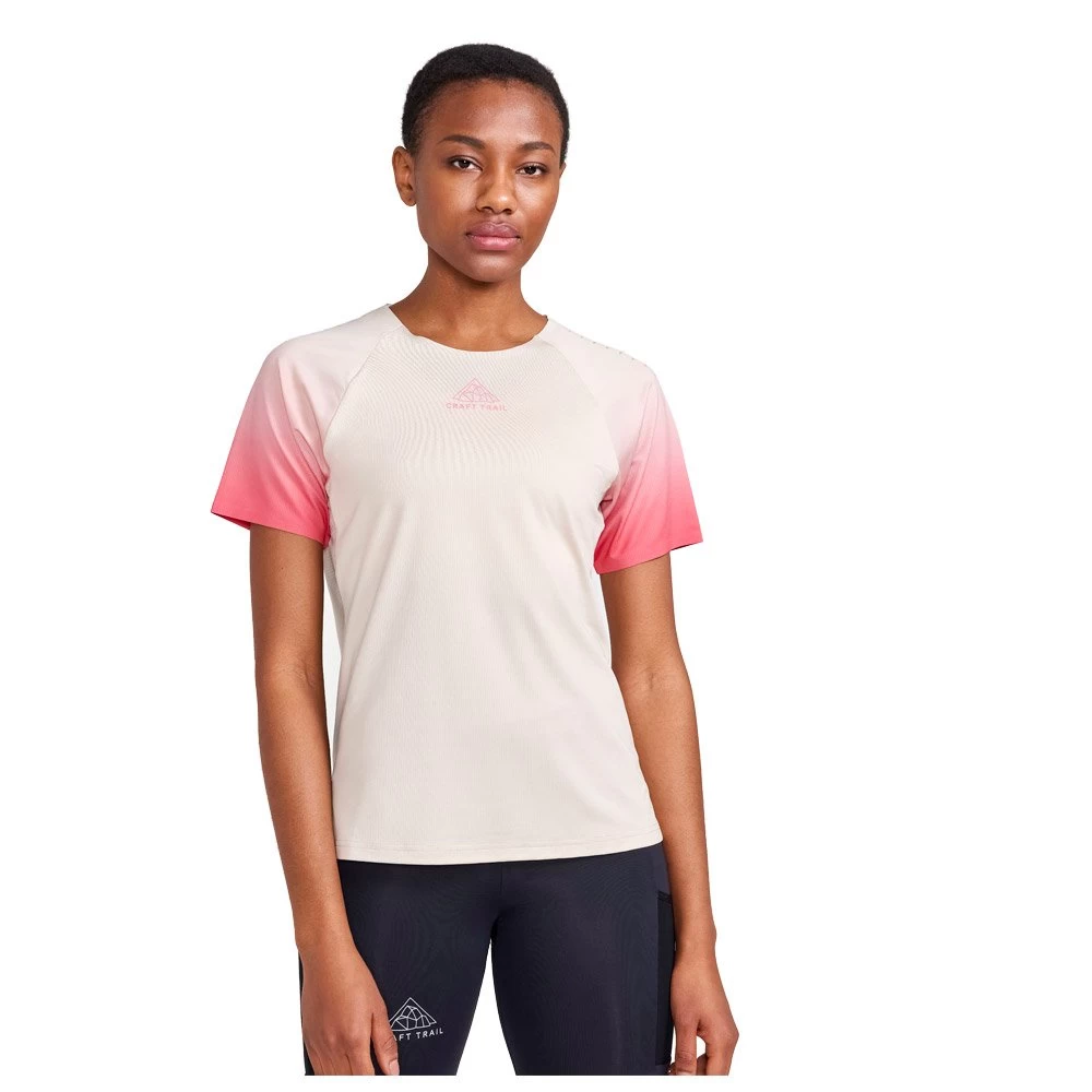 Tee-shirt De Trail Craft PRO Trail SS Tee W Ecru-Multi 3 Tee-shirt De Trail Craft PRO Trail SS Tee W Ecru-Multi – Image 3