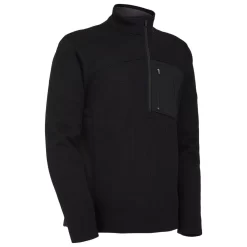 Polaire Spyder Bandit Half Zip Black