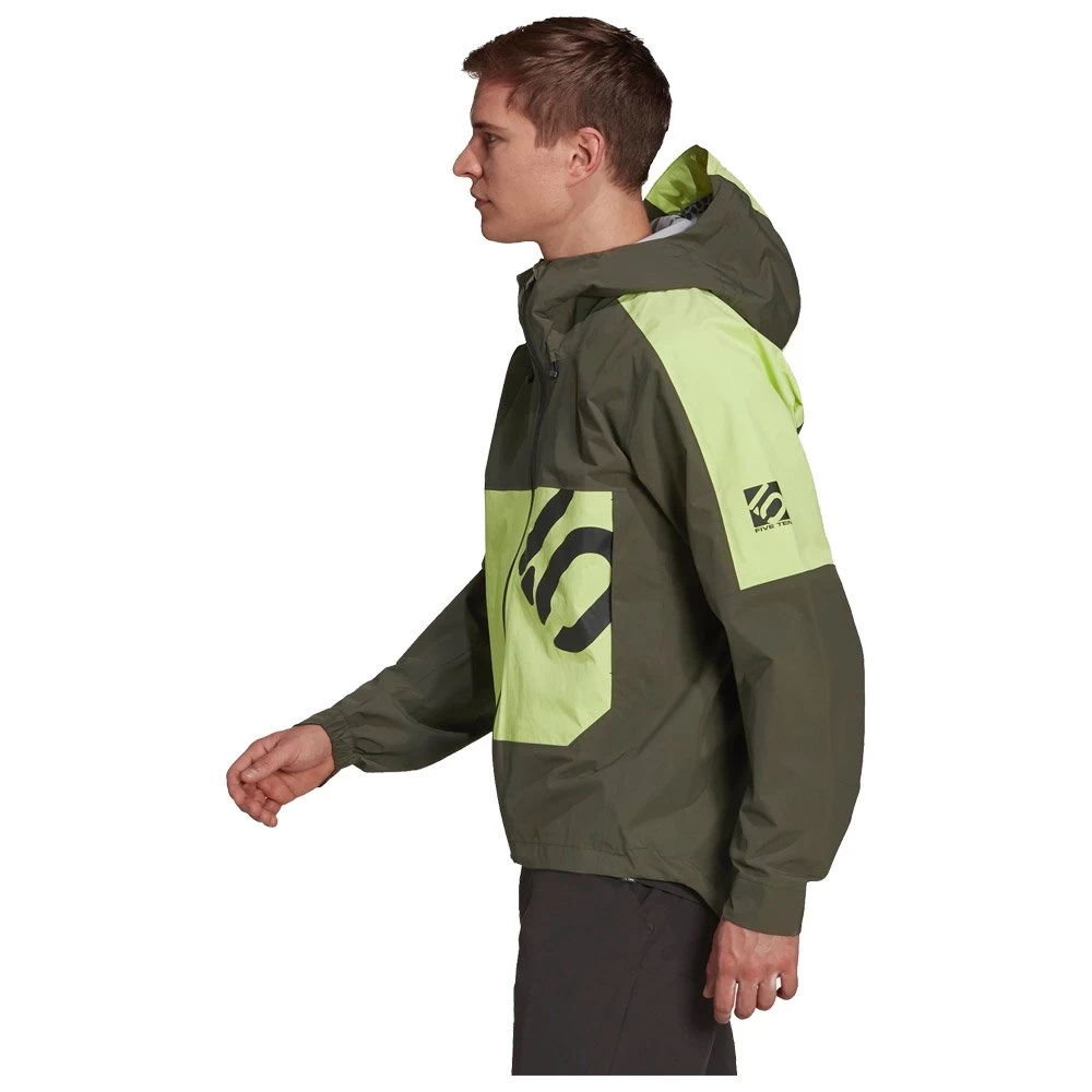Veste VTT Five Ten 5.10 Rain Jacket All Mountain Legend Earth Pulse Lime 5 Veste VTT Five Ten 5.10 Rain Jacket All Mountain Legend Earth Pulse Lime – Image 5
